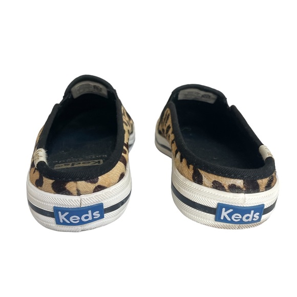 Keds x Kate Spade New York Double Decker Calf Hair type leopard mule women's Sz7 - Picture 8 of 11